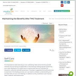 Maintaining the Benefits After TMS Treatment