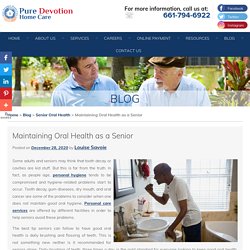 Maintaining Oral Health as a Senior