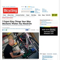 Easy Bicycle Maintenance Tips You Can Use at Home