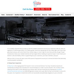 4 Equipment Maintenance Tips for Restaurant Kitchens