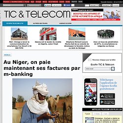 Au Niger, on paie maintenant ses factures par m-banking