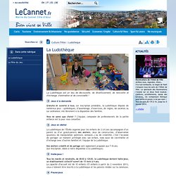 Mairie du Cannet Cote d'Azur (06) - Ludothèque