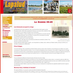 Mairie de Lapalud - La guerre de 39-45
