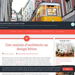 Une maison d'architecte au design béton