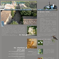 Maison et chambres d'hotes à Uzès (Gard) - Mas du Lac