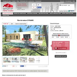 DYNAMO – détail du plan de maison – Construire Online
