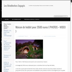 Maison de hobbit pour 3500 euros ( PHOTOS + VIDEO )