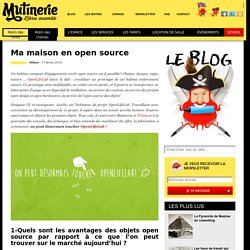 Ma maison en open source - Mutinerie Coworking Paris
