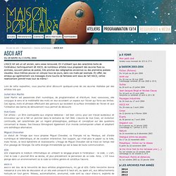 ASCII Art - Maison Populaire - Montreuil