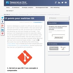 Maitriser Git en 15 points : le guide