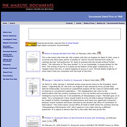 Majestic Documents.com: Documents Dated Prior to 1948