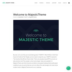 Welcome to MajesticTheme - Best Premium Wordpress Themes