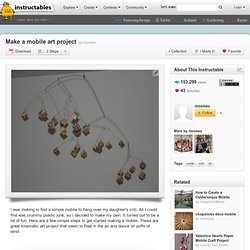 Make a mobile art project