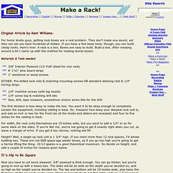 Make a Rack! / HomeRecording.com