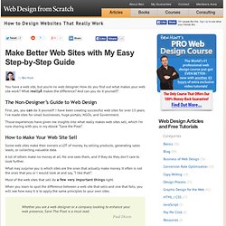 Make Better Web Sites with My Simple Step-by-Step Guide, Save the Pixel, non-designer’s guide to web design that works