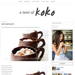 A Taste of Koko: Hot chocolate