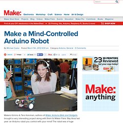 Make a Mind-Controlled Arduino Robot