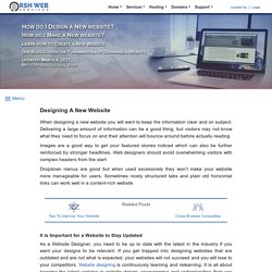 How do I Make or Design a new Website - Step by Step Guide