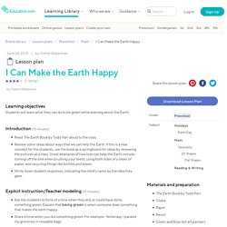 I Can Make the Earth Happy