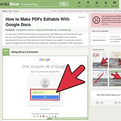 How to Make PDFs Editable With Google Docs: 6 Steps