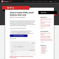 How to make HTML email buttons that rock