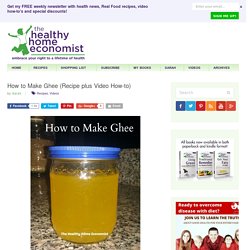 Video: How to Make Ghee (Butter Oil)