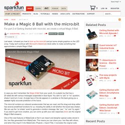 Make a Magic 8 Ball with the micro:bit