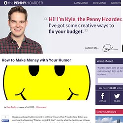 Make Money with Your Humor