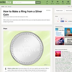 How to Make a Ring from a Silver Coin