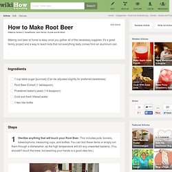 Make Root Beer