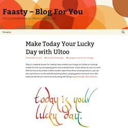 Make Today Your Lucky Day with Ultoo