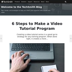How to Make A Video Tutorial Program
