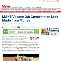 MAKE Volume 26: Combination Lock Made from Money