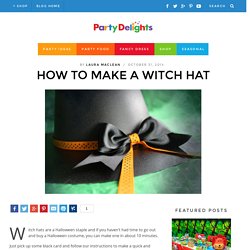 How to Make a Witch Hat