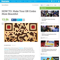 HOW TO: Make Your QR Codes More Beautiful