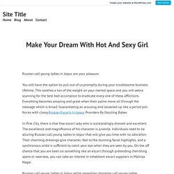 Make Your Dream With Hot And Sexy Girl