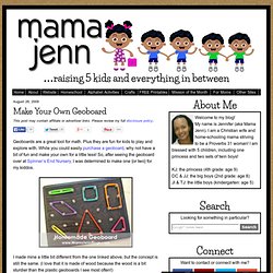 Mama Jenn: Make Your Own Geoboard