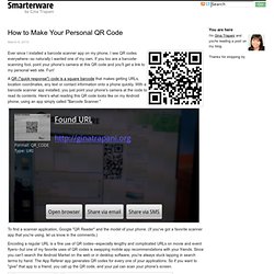 How to Make Your Personal QR Code