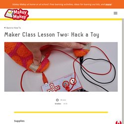 Maker Class Lesson Two: Hack a Toy – Makey Shop