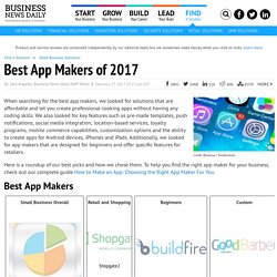 Best App Maker 2014 - App Builders and Creators - BusinessNewsDaily
