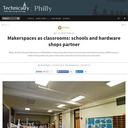 Makerspaces as classrooms: schools and hardware shops partner