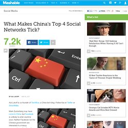 What Makes China's Top 4 Social Networks Tick?