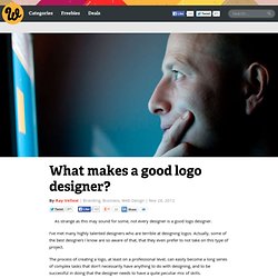 What makes a good logo designer?