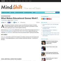What Makes Educational Games Work?