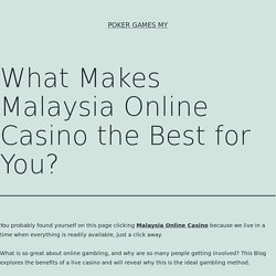 Online Betting Malaysia