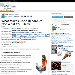 What Makes Code Readable: Not What You Think