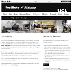 MakeSpace - Institute of Making