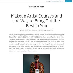 Makeup Artist Agency Miami