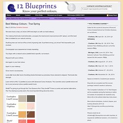 Best Makeup Colours : True Spring : 12 Blueprints
