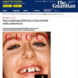 Parr’s makeup ad for Gucci has a brush with controversy